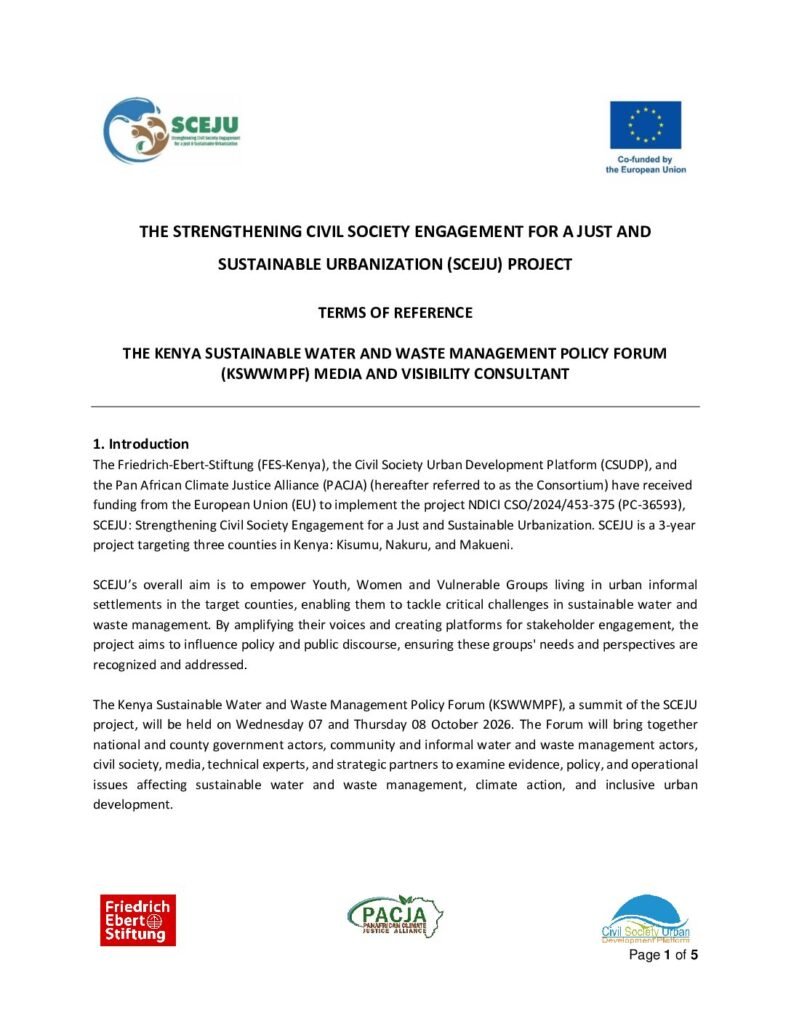 thumbnail of ToRs – SCEJU Project KSWWMPF Media and Visibility Consultant